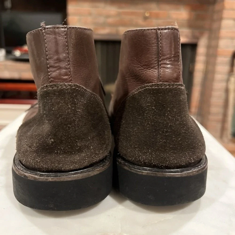 Men's Size 10 Chukka Boot Royal County Of Berkshire Polo Club Brown Leather‎